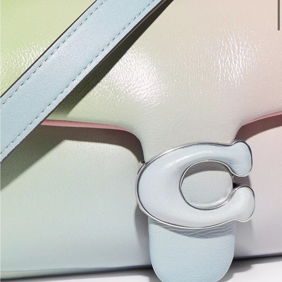NWT! Coach Pillow Ombré Pale Pistachio multi Tabby 18 shoulder handbag Leather - Picture 8 of 8